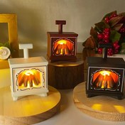 Resim LED Mum Işığı, Mini Parlayan Şömine Yaratıcı Lamba, Pille Çalışan Elektronik Mum, Ev Dekoru Süsü için Halloween, Noel, Şükran Günü, Yılbaşı, Dış Mekan Masaüstü Aydınlatma, Plastik, Parlatılmış Metal Kaplama, Uzaktan Kumanda Yok, Switch Kontrol, 20mm Düğme Bataryaları Dahil 