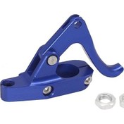 Resim Alüminyum Cnc Parmak Gaz Kolu - Yamaha Jet Ski/kawasaki Moto Botu İçin Uygun - Mavi 1 İnç & 7/8 İnç Sarıçalar 