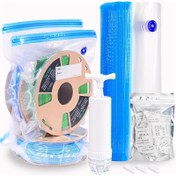 Resim Artı Boyut 32x34cm Filament Saklama Çantaları, 3D Yazıcı Filament Saklama 10/20 Çanta Vakumlu Kiti 10/20 Kurutucu ile, 3D Filament Saklama veya Filament Kurutucu Kutusu Kullanımı İçin Mükemmel, Bahar Bayramı, Sevgililer Günü 