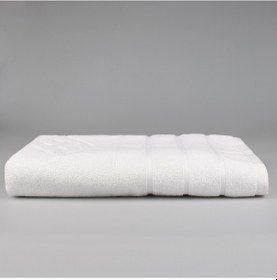 Resim Beyaz Lüx 70x140 Cm %100 Pamuk Banyo Havlusu Beyaz 