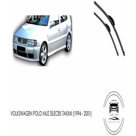 Resim Volswagen Polo Ön Cam Silecek Seti 1996 Model Araca Özel Aparat 