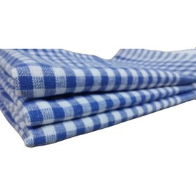 Resim 3 Adet Pötikareli Mutfak Kurulama Bezi Beslenme Örtüsü Mavi 