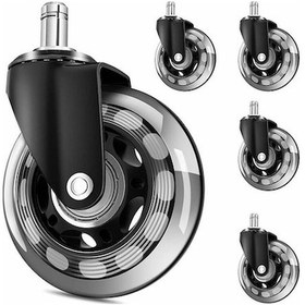 Resim Flybuy Bosphorusboutique 65mm Sessiz Döner Teker, Ofis Koltuğu Teker, 360 Sessiz Ofis Mobilya Koltuğu Ayak Teker, Mutfak & Oyun Koltuğu Uygun - 