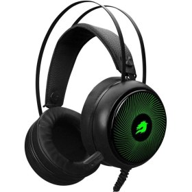 Resim GameBooster H12 Rebel RGB 7.1 Virtual Kısa Mikrofonlu Siyah Oyuncu Kulaklığı GB-H12 