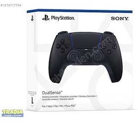 Resim SONY SİYAH RENK DUALSENSE SIFIR GAMEPAD -METROGARDEN AVM 
