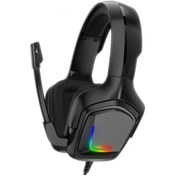Resim TEQSMA Onikuma K20 RGB Oyuncu Kulaklığı 3.5mm 