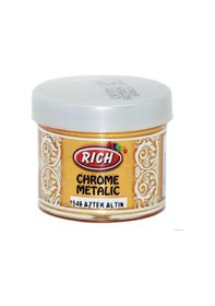 Resim 1546 Aztek Altın Rich Chrome Metalik Boya 60 Ml. 