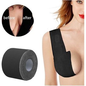 Resim Youtek Yapışkanlı Göğüs Kaldırma Bandı - Su Geçirmez, Nefes Alabilir, A-e Beden Uygun 