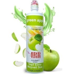 Resim 4rr Yeşil Elma Meyve Püresi Doğal, Katkısız, Yoğun Aromalı, 750 Ml 