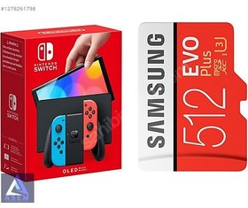 Resim 80 Oyun 512 GB Ekran Çip Çanta Hediye Nintendo Oled(Takas Olur) 