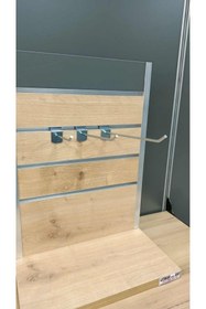 Resim UZMAN GRUP RAF SİSTEMLERİ 50 Adet - 20 cm - 4 mm Kanallı Pano Anahtar Kancası 