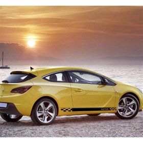 Resim Lasirius Opel Astra Yan Kapı Sticker Etiket Modeli 