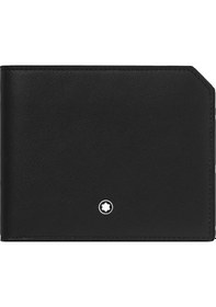 Resim Mont Blanc Montblanc Meisterstück Selection Soft 4cc Cüzdan 131247 Siyah 