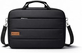 Resim Microcase Macbook Air 13 inch M4 2025 ile Uyumlu Notebook Macbook Evrak Çantası Siyah AL5496 
