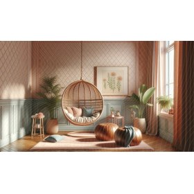 Resim Venspor Modern ve Şık Oturma Odası Arkaplanı 200 x 150 cm Fon Duvar Örtüsü 