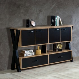 Resim Eymense Aspendos Siyah Ofis Takımı 