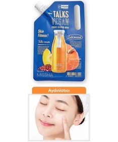 Resim Missha Bir Görünüm Sunan Vegan Uyku Maskesi Talks Vegan Squeeze Pocket Sleeping Mask(Skin Fitness) 