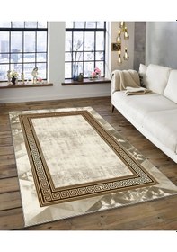 Resim Dijidekor Işıltı Koleksiyonu Model138 Süngerli Dijital Baskılı Saçaksız Mutfak Halısı Yolluk 