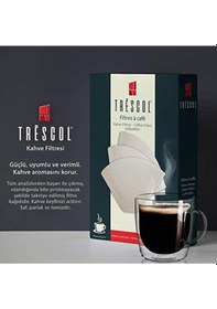 Resim Kahve Filtresi 4 Numara Büyük Boy Beyaz Kağıt 2x100 200'lü Paket S 