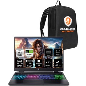 Resim ACER Nitro 16 i5-13420H 32GB 1TB SSD RTX4050/6GB 140W 16'' 165Hz WUXGA W11H Gaming Laptop & ÇANTA 