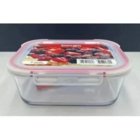 Resim 3'lü Turuncu Borcam Saklama ve Fırın Kabı Seti 780CC-1800CC-3350CC 