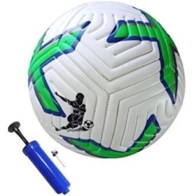 Resim Avessa Bsf-022 4 Astar 400 Gr No:5 Futbol Maç Topu Yeşil + Pompa Yeşil 