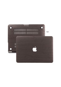 Resim Apple Uyumlu MacBook Air Kılıf HardCase Touch ID A1932 A2179 A2337 Wood 