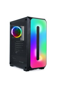 Resim Revenge Colorful Rgb Fanlı Renk Değiştiren Ön LED Panel Gaming Oyuncu Kasası 