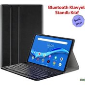 Resim Lenovo Uyumlu M10 Fhd Plus 10.3 Tb-X606 Bluetooth Klavyeli Kılıf - Bkk1 
