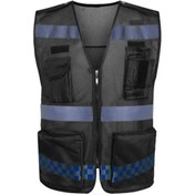 Resim Prosev Refleklektörlü Yelek Siyah 