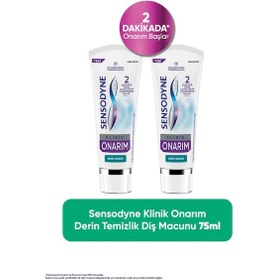 Resim Sensodyne Klinik Onarım Derin Temizlik Diş Macunu 2 x 75 ML 