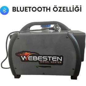 Resim Webasto Muadili Bluetooth Özellikli 12-24-220 Volt Çanta Tip Dizel Isıtıcı 