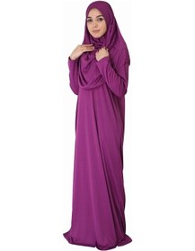 Resim Zehranaz Namaz Elbisesi Açık Mürdüm Fermuarsız Namaz Elbisesi (545584669) Çok Renkli 