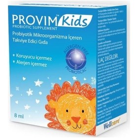 Resim Wellcare Provim Kids Probiyotik Damla 8 Ml 