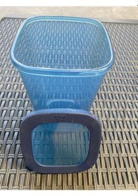 Resim Vip Ahmet VP-056 Kumsal Kare Saklama Kabı 18'li Mavi - Şeffaf 