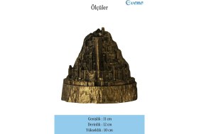Resim Evene Kapı Stoperi Altın Eskitme Renk Dekoratif Kapı Tutucu Durdurucu 2 Adet Model 8 