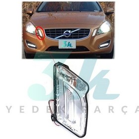 Resim Volvo S60 V60 Sağ Gündüz Ledi 2011 2012 2013 Sis Lambası 