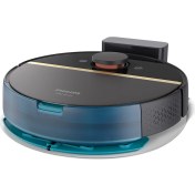 Resim Philips XU7000/01 7000 Serisi HomeRun Aqua Islak Kuru Robot Süpürge, Sarj istasyonlu, Koyu Siyah ve Altın Sarısı, 
