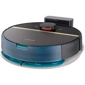 Resim Philips XU7000/01 7000 Serisi HomeRun Aqua Islak Kuru Robot Süpürge, Sarj istasyonlu, Koyu Siyah ve Altın Sarısı, 