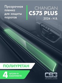 Resim Csg Store Changan Cs75 Plus 2024 İçin Eşik Koruma Filmi 364320501 