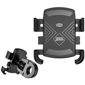 Resim Nukrotech Gkn54 Motosiklet Bisiklet Gidon Aparatlı Telefon Tutucu 