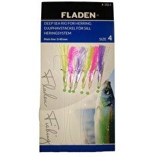 Resim Fladen F1293-4 Fladen Sabiki Lumi Kanca No:4 6'lı Lüfer Palamut Çaparisi 