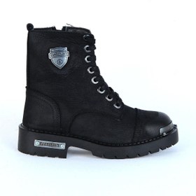 Resim Hammer Jack 102 17600-F Siyah Nubuk Deri Erkek Çocuk Bot 