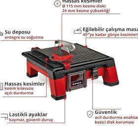 Resim AyrStore Te-Tc 18/115 Li - Solo, Akülü Seramik Kesme Makinesi 