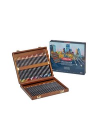 Resim Supertrend Procolour Kuru Boya Kalemi Seti 48'li Ahşap Kutu Görsel Rengi 