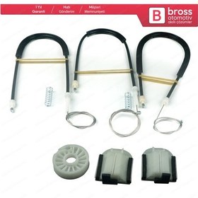 Resim Ford Mondeo MK4 BA7 2007-2015 4/5 Kapı İçin Ön Sağ Cam Kriko Seti 