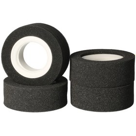 Resim Kosona Axial Scx10 90046, Trx4 Trx6 İçin 2.2 İnç Çift Katmanlı Sünger Lastik İçliği, Siyah, 4'lü Paket 