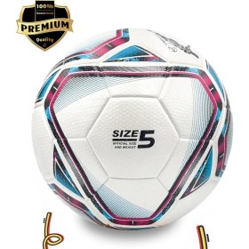 Resim summitsport Profesyonel Futbol Topu Pompalı Dikişsiz Futbol Topu Sert Zemin Halı Saha Futbol Topu Pompa Hediyeli 