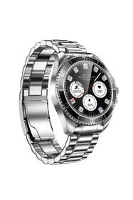 Resim ZCWATCH V0525 316L Paslanmaz Çelik, Döner Bezel, Bt Call, Spor Sağlık, IP68 Profesyonel Akıllı Saat 