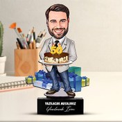 Resim Doğum Günü Erkeği Karikatürlü Biblo 